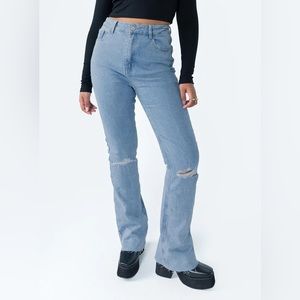 Mish High Rise Flare Jean Denim